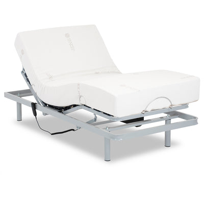 Elektryczne łóżko z lepkosprężystym materacem tencel