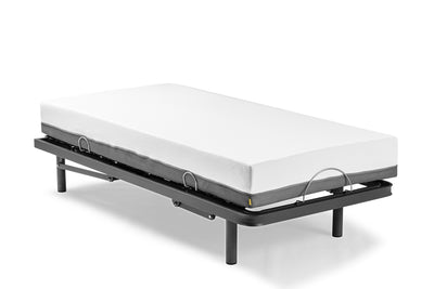 Elektryczne łóżko z kontrolą bezprzewodową i lepkosprężystą materac