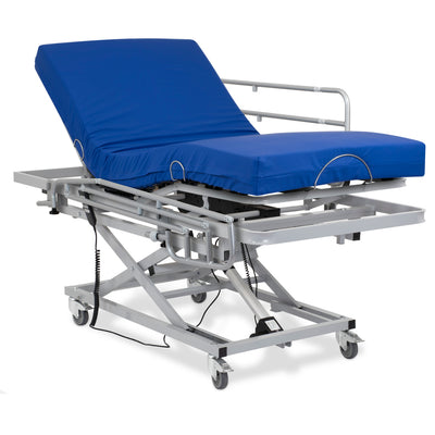 Łóżko szpitalne wyrażone samochodem podnoszącym, poręcze i materac