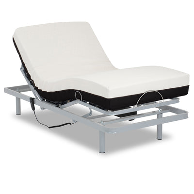 Elektryczne łóżko z lepkosprężystym materacem ortopedycznym